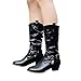 Produktbild Stiefel Damen Boots Frauen Mitte Ferse Winterschuhe Kniehohe Stiefel Rutschfeste Kunstleder Booties Martin Stiefel Pump Stiefel Freizeitschuhe Leder Boots ABsoar