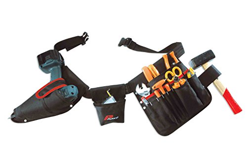 Plano Werkzeuggürtel mit Accubohrertasche und Werkzeugtasche mit 15 Fächer und Hammeschlaufe, 52180TB - 2