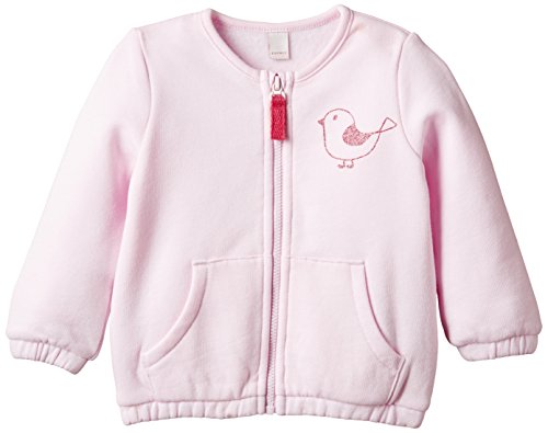 ESPRIT Baby-Girls Birdy Zip Sweatshirt, Light Pink, 12-18 Months (Manufacturer Size:86)