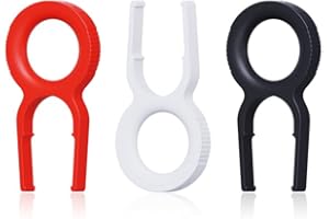 Hagibis Extractor de teclas para teclado mecánico, 3 piezas tricolor redondeadas herramienta removedora de teclas kit de limpieza de computadora para teclado de juegos, PC