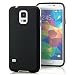 Produktbild Saxonia. Silikon Schutzhülle für Samsung Galaxy S5 (SM-G900 F) Slim Case Handy Hülle | Schwarz