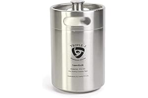 triplej Mini Edelstahl-Fass für Selbstbrauen, 5 l, 304