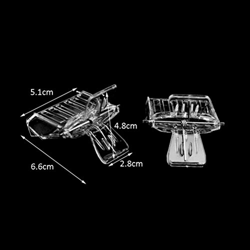 VORCOOL 5 Stück Imker Bienenkönigin Fänger Kunststoff Clip – Transparente - 5
