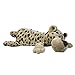 Bigood Plush Doll Zipper Pen Pouch Pencil Case Cosmetic Makeup Bag Pocket Spotted leopards