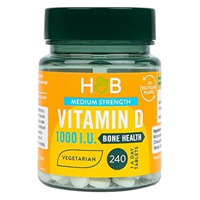 Holland & Barrett Vitamin D3 1000 I.U 25ug 240 Tablets