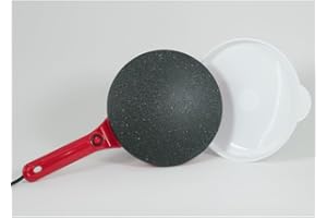 Crêpière Electrique 800 w - Venteo - confort - antiadhérente - facile d'utilisation - idéal crêpes, pancakes, galettes, burritos