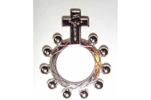 BOMAP 1 One Rosario Tascabile Rosari - Metallo Argento Rosario Anello