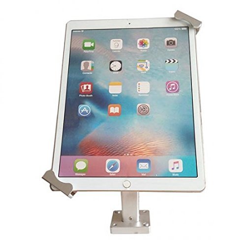 System-S Universal Präsentation Wandhalter mit gebogenem Haltearm abschließbar Wandhalterung für 12" Zoll Tablet PC´s