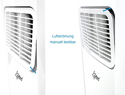 SUNTEC mobiles lokales Klimagerät IMPULS 2.0+ [Für Räume bis 60 m³ (~25 m²), Kühlen + Entfeuchten, 7.000 BTU/h, Energieeffizienzklasse A] - 4