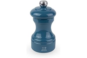 Peugeot - Macinasale Bistro 10 cm - Sistema di macinazione classico - Realizzato in legno certificato PEFC - Meccanismo garantito a vita - Made in France - Bistrorama - Colore blu