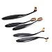 Kfnire 10pcs Mini Toothbrush Shaped Foundation Power Makeup Oval Cream Puff Brushes Set