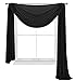 Produktbild 1 X Elegance Sheer Voile Black 216 Inch Scarf by WPM