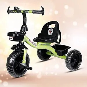 Stepupp Tricycle for Kids Black Color with Basket Baby Tricycle for Baby boy or Baby Girl Kids trikes or Toddler Tricycle for 1,2,3,4 Years Kids