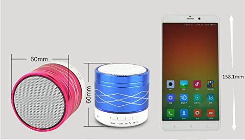 Mini BluetoothLautsprecher, inShang Flash-LED-Nachtlicht 7 Farbe Bluetooth Mini lautsprecher mit Rissmuster UnterstÃ¼tzung HÃ¤nde frei und TF-Karte, mit 3,5 mm AUX-Kabel
