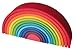 Grimm's Toys Rainbow Stacking Toy, xtra-large