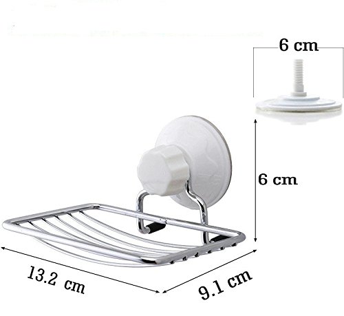 Wandmontage Seifenhalter Seifenhalterung aus Edelstahl für Badezimmer Dusche Küche - 2