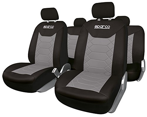 SpArt Coprisedili Auto Universali 2 Pezzi - Traspiranti, Elastici, Con Stampa Fiori E Animali, Per Berlina E SUV