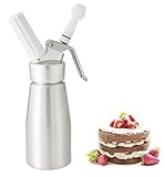 Noscobar Sahnespender 250ml | Schlagsahne und Cremes für Desserts und Gebäck | Profi-Küchenhelfer | Inklusive 3 Deko-Tüllen Noscobar Sahnespender 250ml | Schlagsahne und Cremes für Desserts und Gebäck | Profi-Küchenhelfer | Inklusive 3 Deko-Tüllen