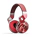 Price comparison product image Bluedio T2S (Turbine 2 Shooting Brake) - Wireless Stereo Bluetooth 4.1 Headphones - Headset Series for Hurricane Around-Ear Headphones - Red