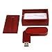 Produktbild ranipobo Rotation holzfarbene Tischplatte Holz 16 GB High Speed Flash Speicher Drive USB 2.0 Memory Stick Swiss Army Messer Form Rosewood and Box Wooden 16 GB