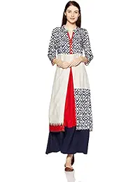Rangmanch by Pantaloons Women's Rayon Flared Kurta