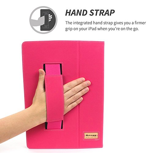 iPad Pro 12.9 (2017) Hülle Pink, Snugg Leder iPad Pro 12.9 (2017) Schutz Klapphülle Case Cover [Lebenslange Garantie] mit Ständer für Apple iPad Pro 12.9 (2017) - 6