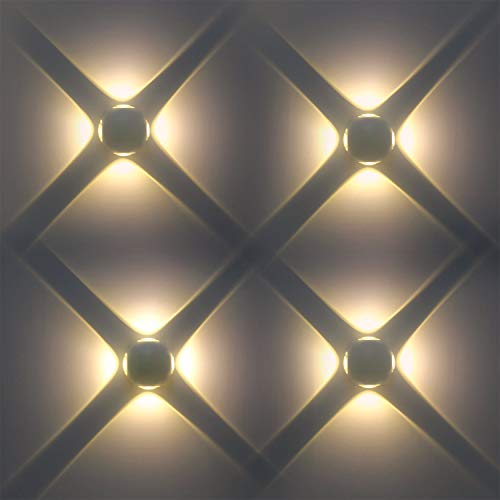 Lámpara de pared LED 12W Lámpara de iluminación de pared de interior moderna de gran brillo Lámpara de iluminación de pasillo Escaleras de vestíbulo Hoteles Luces, 3000k Luz blanca cálida