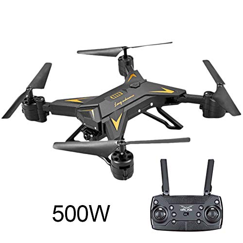 XHXseller Mini Drone Remote Control Aircraft Helicopter Four-Axis Airplane Remote Control Altitude Hold LED Aerial View Drone Foldable for Beginners
