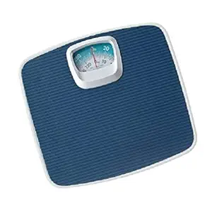 PreeX Full Iron Body Analogue Weight Weighing Machine Scale for Human Body (Blue)