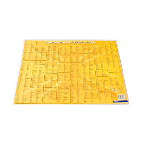 Preisvergleich Produktbild Der spanische Grundwortschatz: Schreibunterlage A2