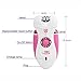 Pinkiou Lady Facial Hair Removal Electric Epilator Bikini Shaver Fashion Modeling Defeatherer Barber Rechargeable (Pink)