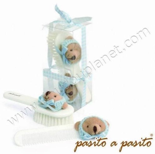 Hair brush & Comb Set-Blue