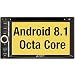 Produktbild PUMPKIN Android 8.1 Autoradio Naviceiver mit Navi Unterstützt Bluetooth DAB+ USB CD DVD Android Auto WLAN 4G MicroSD Doppel Din 6,2 Zoll Bildschirm Universal