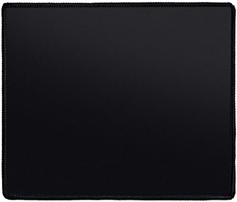 Hongtai Gaming Mouse Mat Pad, 250x210x1.5mm,Cloth, Non-Slip Rubber Base, Laser &amp; Optical Mouse Compatible - Black