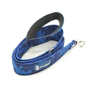 Pet Glam-Dog Leash for Large Dogs-Rocky-for Big Dogs-with Padded Handle-5 Ft Long 1.5 inch Wide