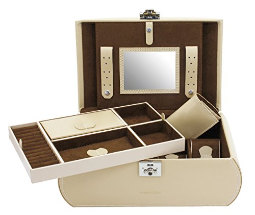 Friedrich|23 Damen-Schmuckkasten Cordoba Leder beige – 26480-8 - 4