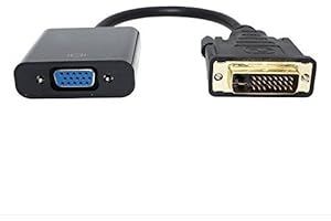 BAOLONGKING Bolongking Adaptateur DVI-D Vers VGA, Câble Convertisseur Pour Écran PC, 1080p