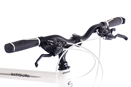 28″ Zoll LUXUS ALU CITY BIKE TREKKINGRAD DAMENFAHRRAD CHRISSON INTOURI LADY mit 24G SHIMANO weiss matt - 7