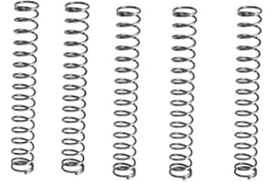 QINGGW Wire Diameter 0.2 mm Outer Diameter 2 mm Length 5 mm to 50 mm Compression Spring Return Small Spring (Size : 0.2x2x20 mm 5pcs)