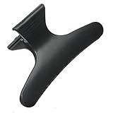 KINGSO 4PCS Black White Hairdressers Butterfly Style Styling Hair Clamps Clips Claw Clasps Hairdressing Salon Tool
