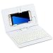 Produktbild Tonsee General Wired Keyboard Flip Holster Case For Andriod Mobile Phone 4.2''-6.8'',Weiß