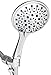 Produktbild Aquarius Handbrause Kopf – Luxus Spa-Grade Hohe Druck Hand Held Duschkopf mit 6 Spray Einstellungen – inklusive Flexible Extra Lang Schlauch & Verstellbarer Halterung – PREMIUM Chrom Finish