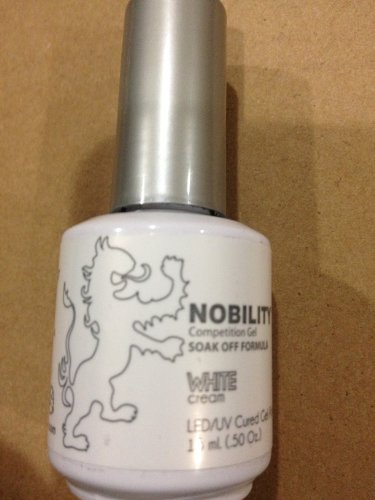 Nobility Lechat Nail Polish, White Cream.