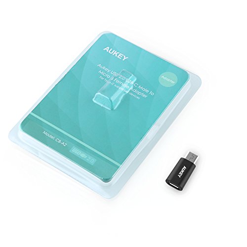 AUKEY USB C Adapter auf Micro USB für Samsung Galaxy S8 , Lumia 950 / 950XL , OnePlus 2 / 3 , Nexus 5X / 6P , Nokia N1 Tablet , usw. - 8