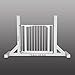 PawHut Pet Safety Gate Dog Cat Fence Child Baby Kids Protection Barrier Steel Adjustable (92H x 73.6-119.3W (cm))