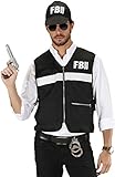 100% Poliéster Widmann 7586F - Disfraz de policía para hombre