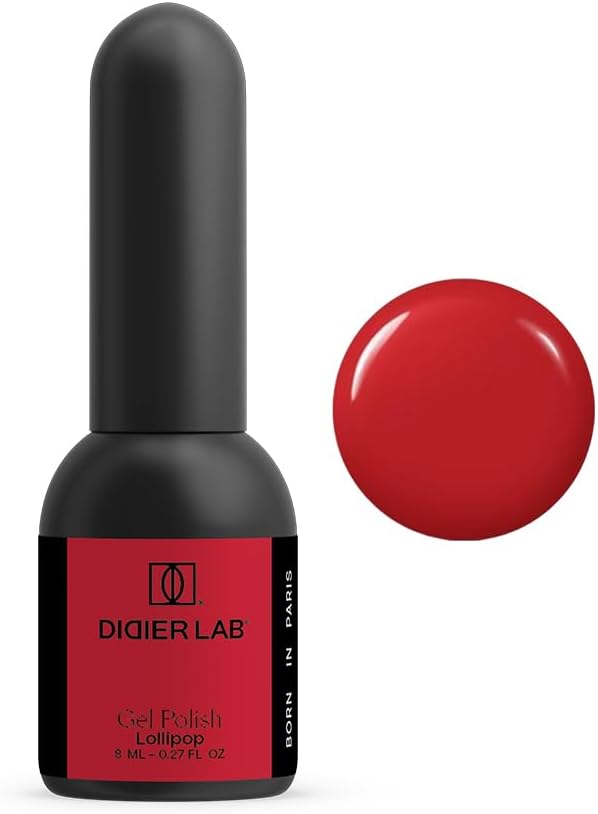 DIDIER LAB - Premium Esmalte semipermanente Studios Lollipop - Esmalte en Gel sin TPO - Color intenso de alta pigmentación - Brillo duradero - Gel soak-off resistente a astillado UV LED - 8ml