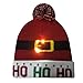 Produktbild UFODB Christmas Caps Herren Damen Unisex Beleuchten Bunte Lichter Weihnachten Cap LED Light-Up Gestrickter Hässlicher Pullover Holiday Xmas Beanie