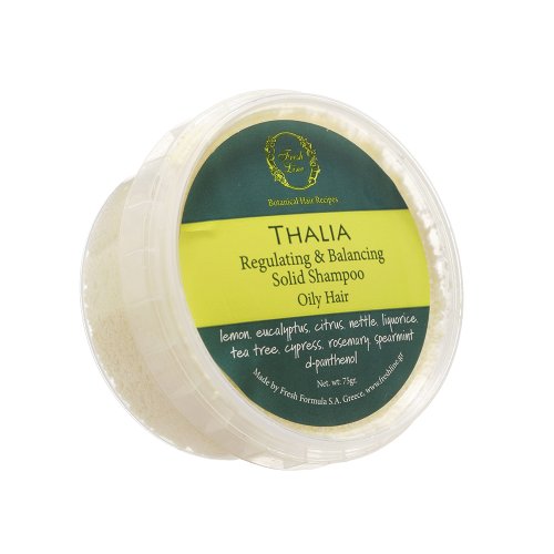 Fresh Line Thalia regulierendes und ausbalancierendes festes Shampoo gegen fettendes Haar, 1er Pack