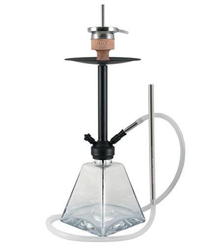 AMY Discovery Klick II - clear - RS Black Powder | Shisha Wasserpfeife
